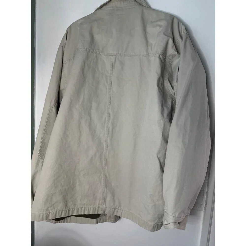 Eddie Bauer Men’s Large Utility Jacket Outdoor Utility VTG Retro Y2K Camping